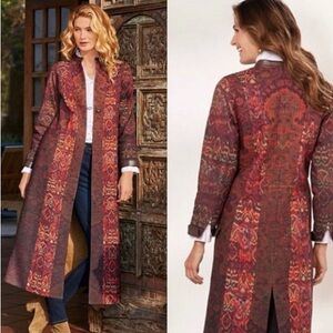 Soft Surroundings Vibrant Patterned Jacket